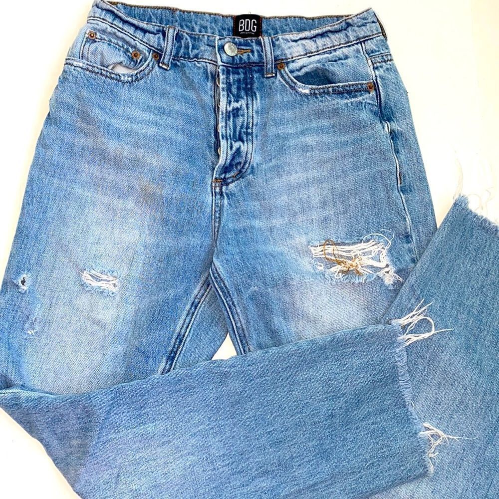 BDG slim straight buttonfly jeans